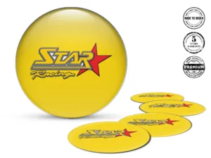 Hub cap sticker Limited Edition Luxury Racing Dome